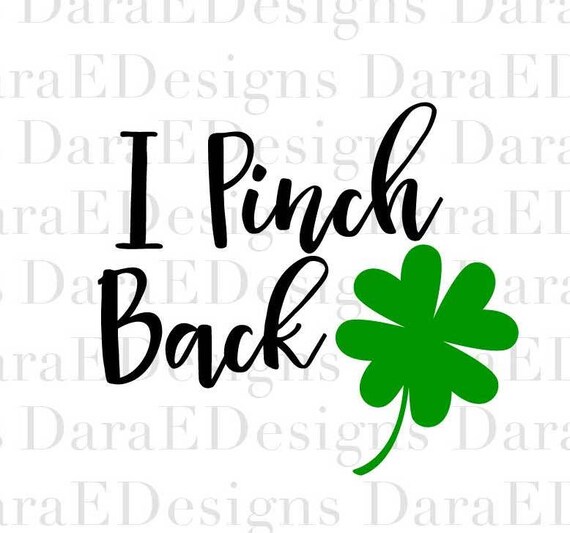 Download I Pinch Back Decal For Heat Transfer Vinyl Svg Cut File For Etsy