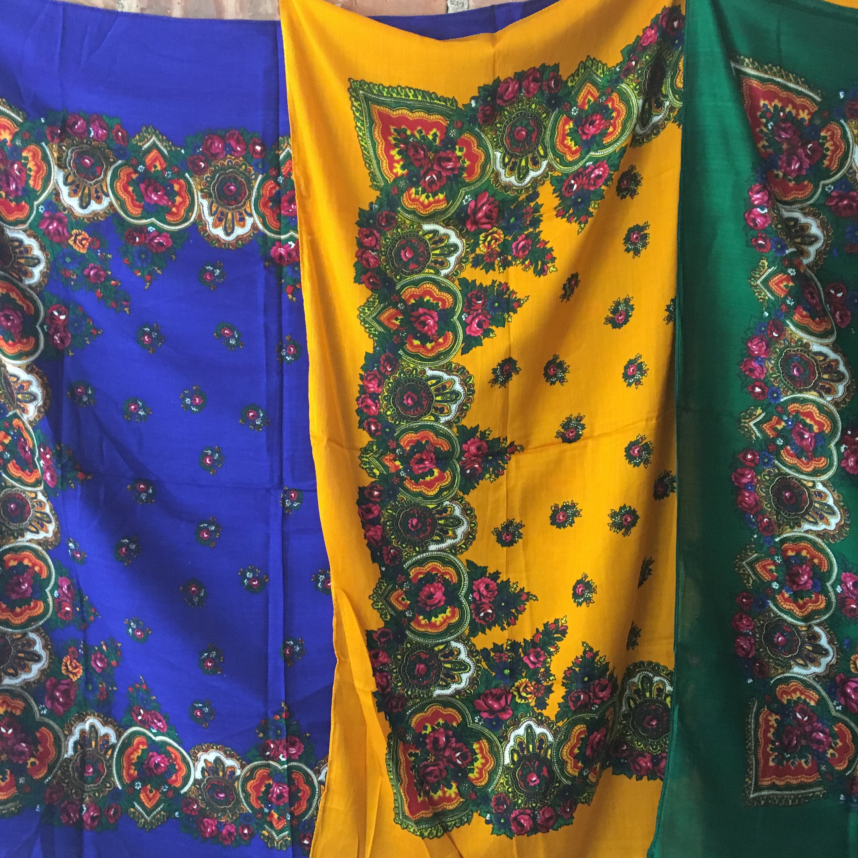 Kurdish Floral Scarf