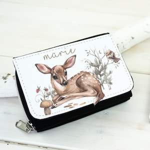 Geldbörse Kinder Mädchen Rehe Geschenk
