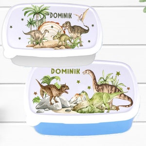 Boîte à lunch enfant avec dinosaures/garçon/écolier/anniversaire enfant/enfant de maternelle Dinosaurus/