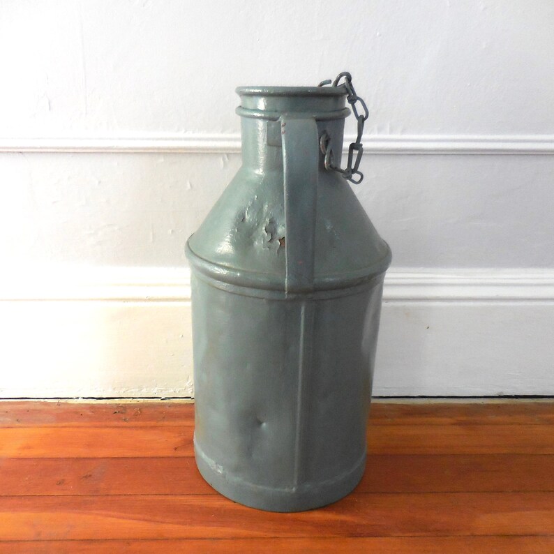 Centerpieces Table Decor Stenciled Bird Decorated Vintage Milk Or Cream Can Steel Jug Apple Rustic Primitive Country Decor 2 Or 3 Gal Pear Flower Sprig Grape Home Living