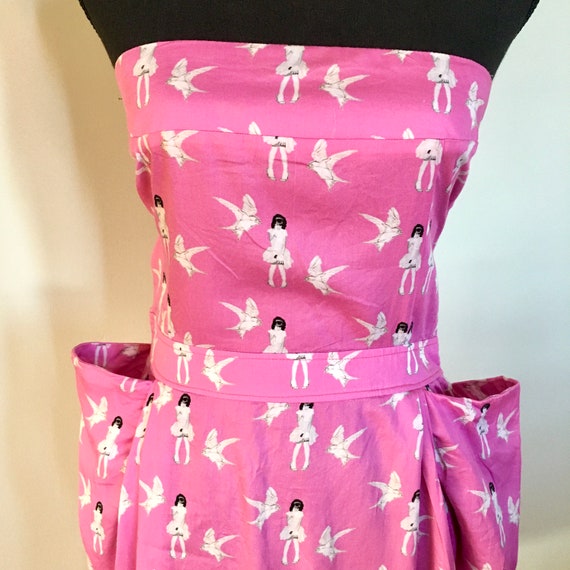 Y2K Pink Vintage Dress Pin up Dress 