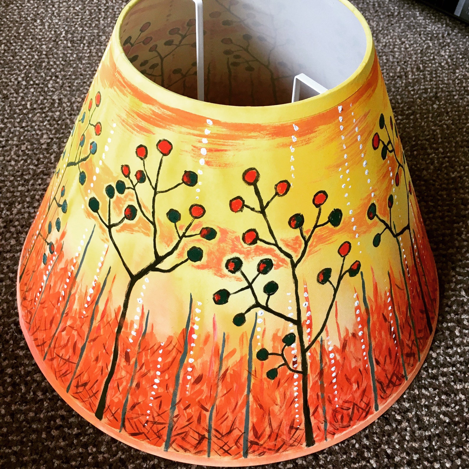 Bloomsbury lampshade Charleston style lampshade boho Etsy