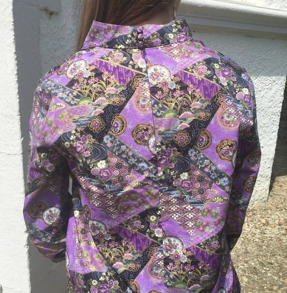 80s vintage blouse, Chinese vintage blouse, New W… - image 5