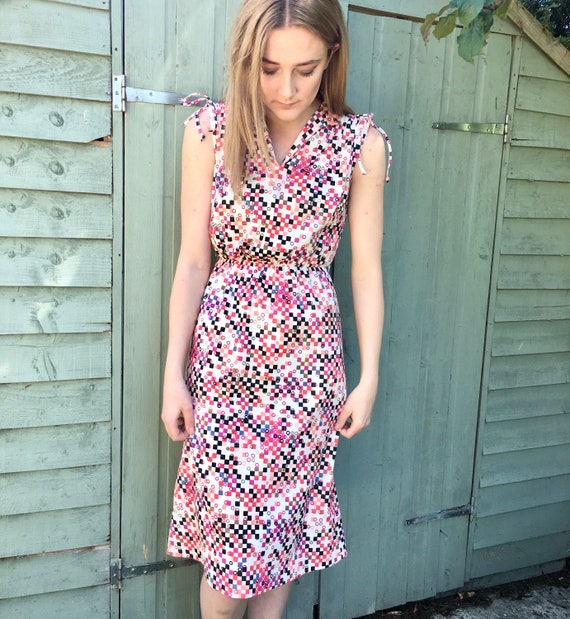 70s Disco Dress Vintage 1970s Summer 