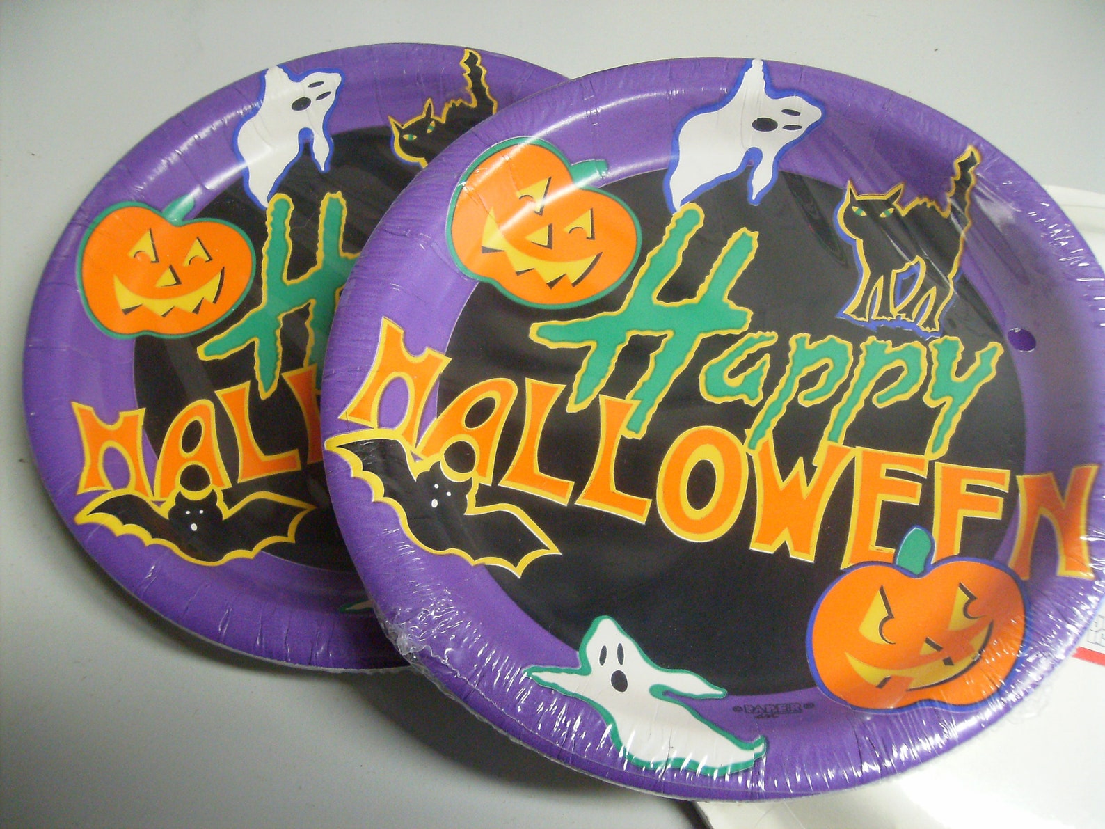 Vintage Halloween Paper Plates Happy Halloween Pumpkin JOL Etsy