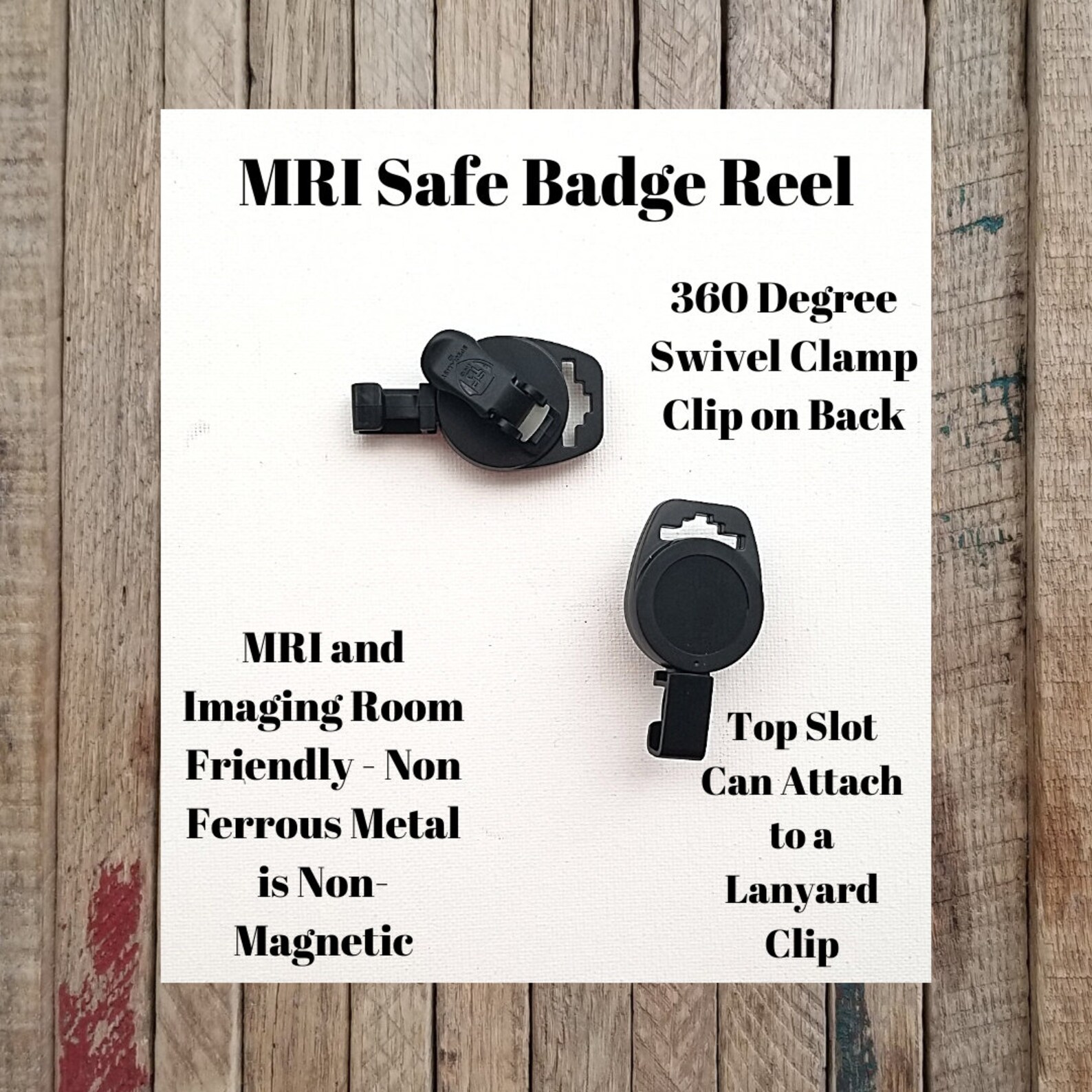 MRI Badge Reel MRI Safe Badge Reel MRI Tech Gift Glow in Etsy