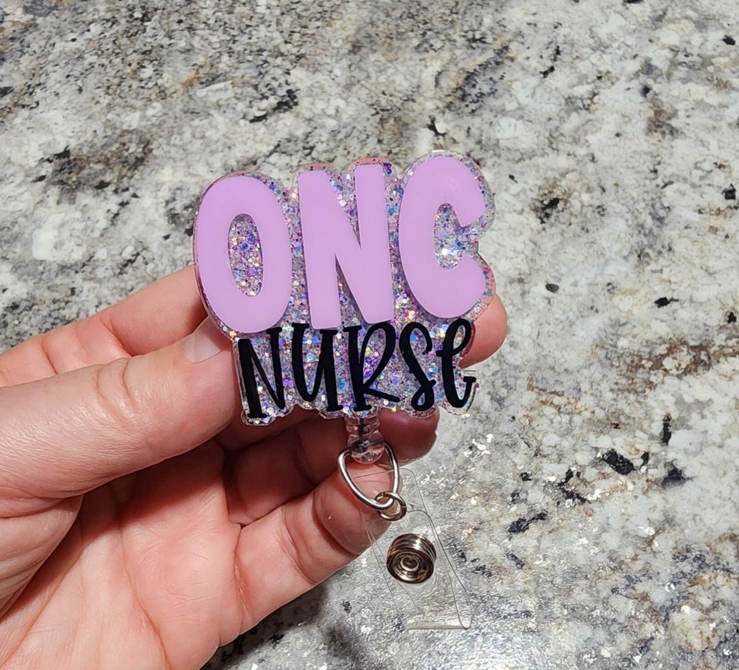 Arakulago Breast Cancer Awareness Badge Reel - 'No One Fights Alone' Retractable ID Holder For Nurses - View #2