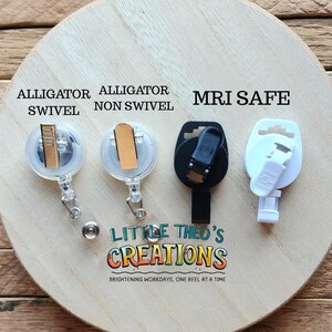 Portatarjetas de identificación Brain Badge Reel: Clip acrílico retráctil para identificación para enfermeras de neurología imagen 8