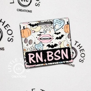 Spooky Halloween Badge Buddy: Nurse ID Accessory