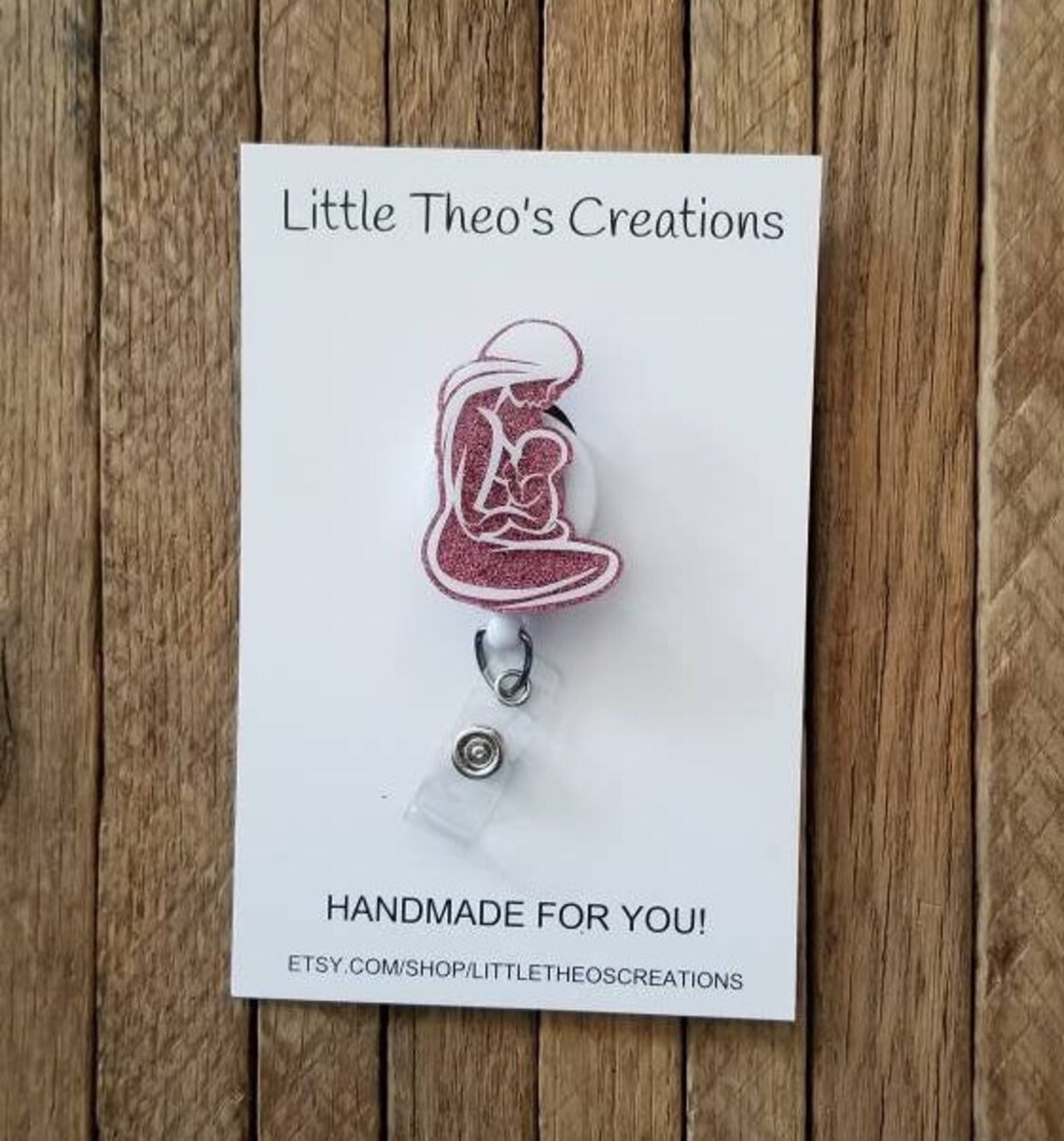 Breastfeeding Badge Reel Mom and Baby Badge Reel Lactation Etsy