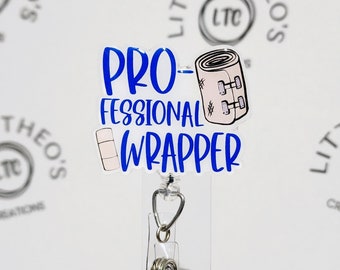 Porta badge professionale: Porta badge medico per infermiere specializzato in cura delle ferite