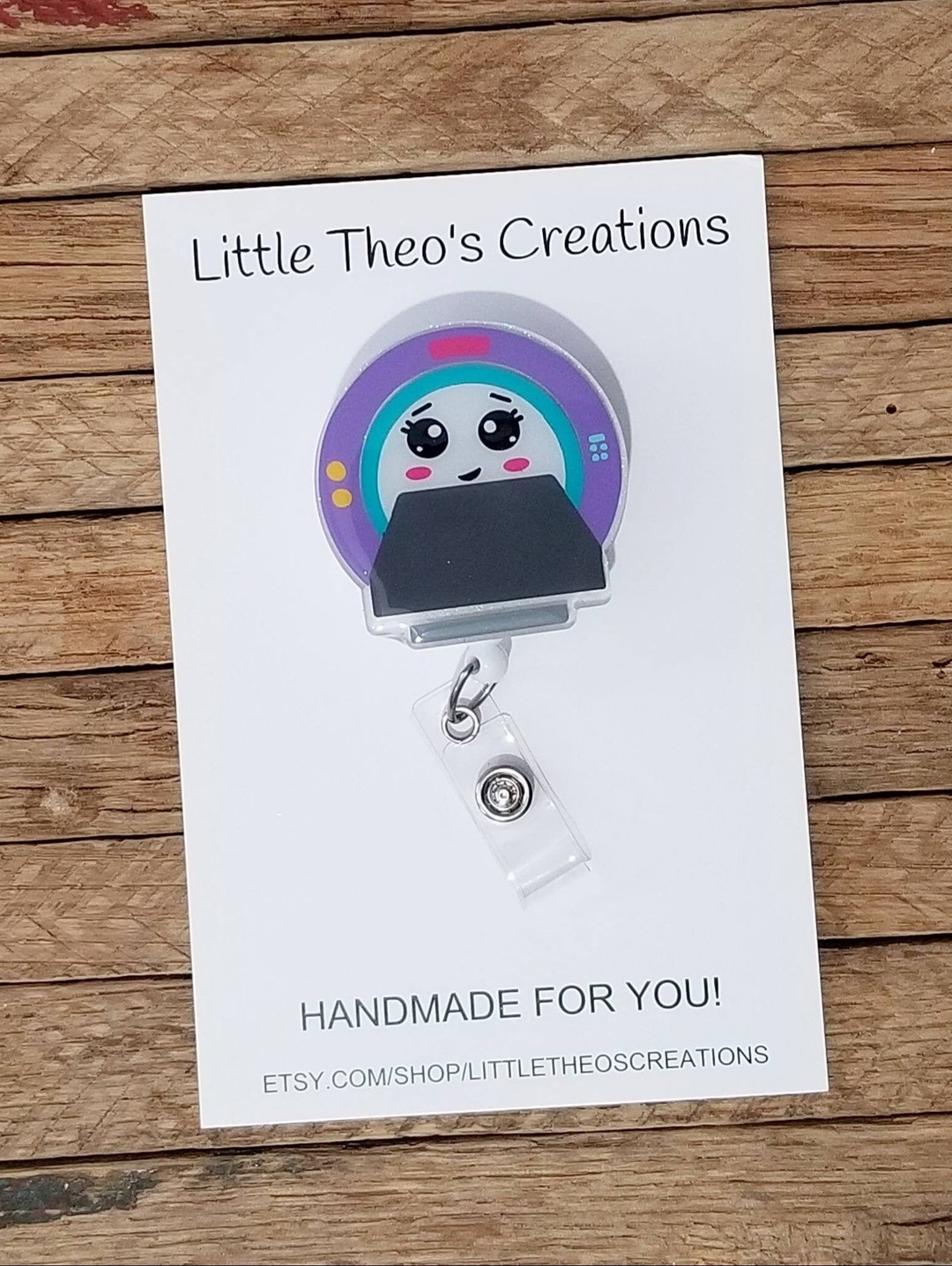 MRI Badge Reel MRI Safe Badge Reel MRI Tech Gift Glow in Etsy