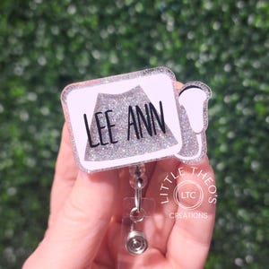 Ultrasound Glitter Badge Reel: Sonographer, RDMS, Tech Gift
