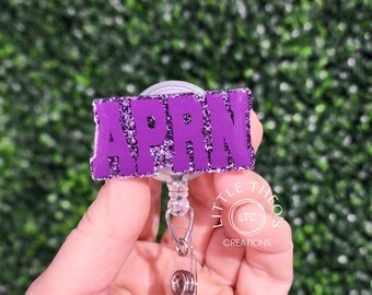 APRN Badge Reel: Interchangeable Topper, Advanced Practice Registered Nurse