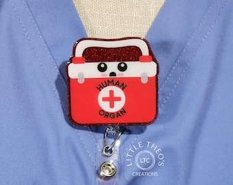 Organ Transplantation Ausweis Reel, das medizinische Team Geschenk