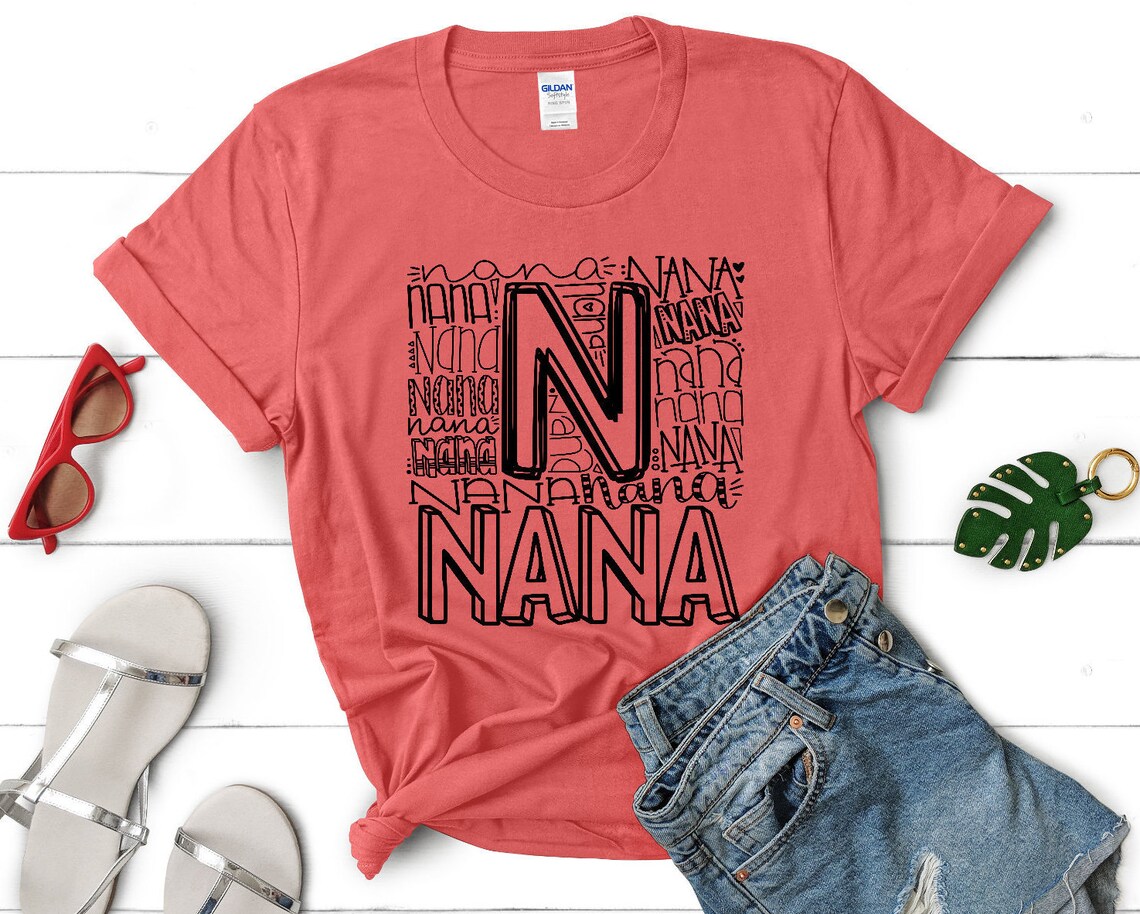 Nana Shirt Personalized Gifts for Nana Nana Tshirt New Etsy