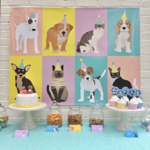Adopt a Pet Birthday Party Invitation Template Editable Print Text Email Pet Birthday Invite Pet Adoption Party Invites Pet Pawty Corjl PWL4 image 3