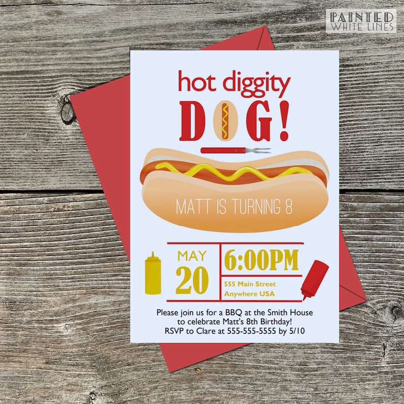 Hot Dog Party Favors Template Printable Editable Digital Etsy hot-dog-party-favors-template-printable-editable-digital-etsy