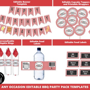 BBQ Party Decor Printables Package BBQ Birthday I Do BBQ Retirement ...