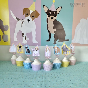 Dog Party Hat Printable Dog Hat Puppy Party Dog Party Decor Dog ...