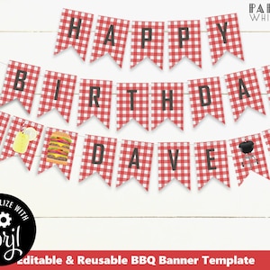 Printable Backyard BBQ Banner BBQ Banner Summer BBQ Bbq Party Barbecue Party Barbecue Decorations bbq decorations Template Download pwl8