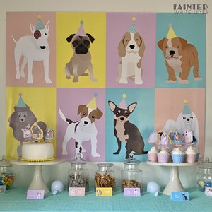 Dog Cupcake Topper Printable Cupcake Toppers Printable Puppy Cupcake ...
