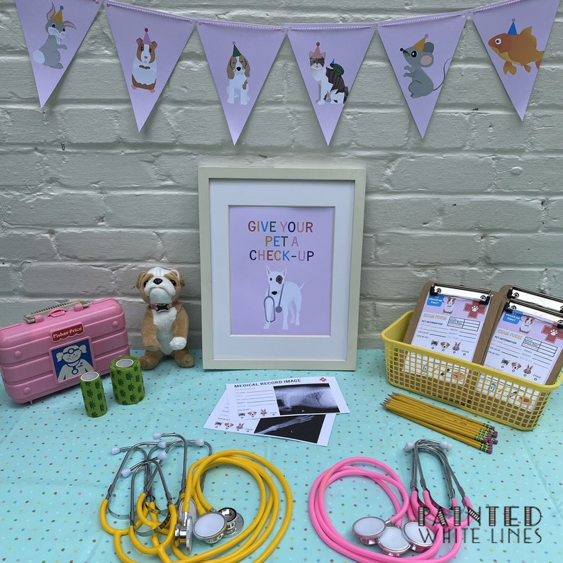 Pet Party Invitation Template Digital Download Blue Boy Girl Etsy