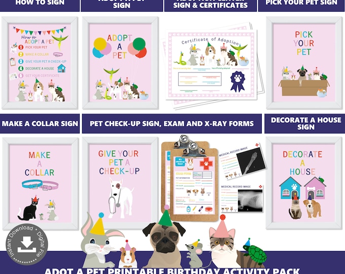 PRINTABLE PARTY PACKAGES