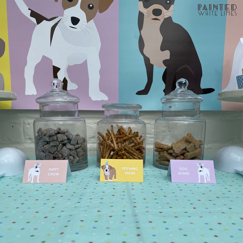 Puppy Party Decor 8x10 Dog Printables Instant Download Bull | Etsy