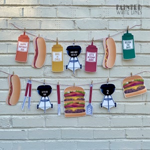 Beverage Station Signage BBQ Party Printable Decor Digital Party Picnic Party Backyard BBQ Hot Dog Party BaByQ PWL8 image 7