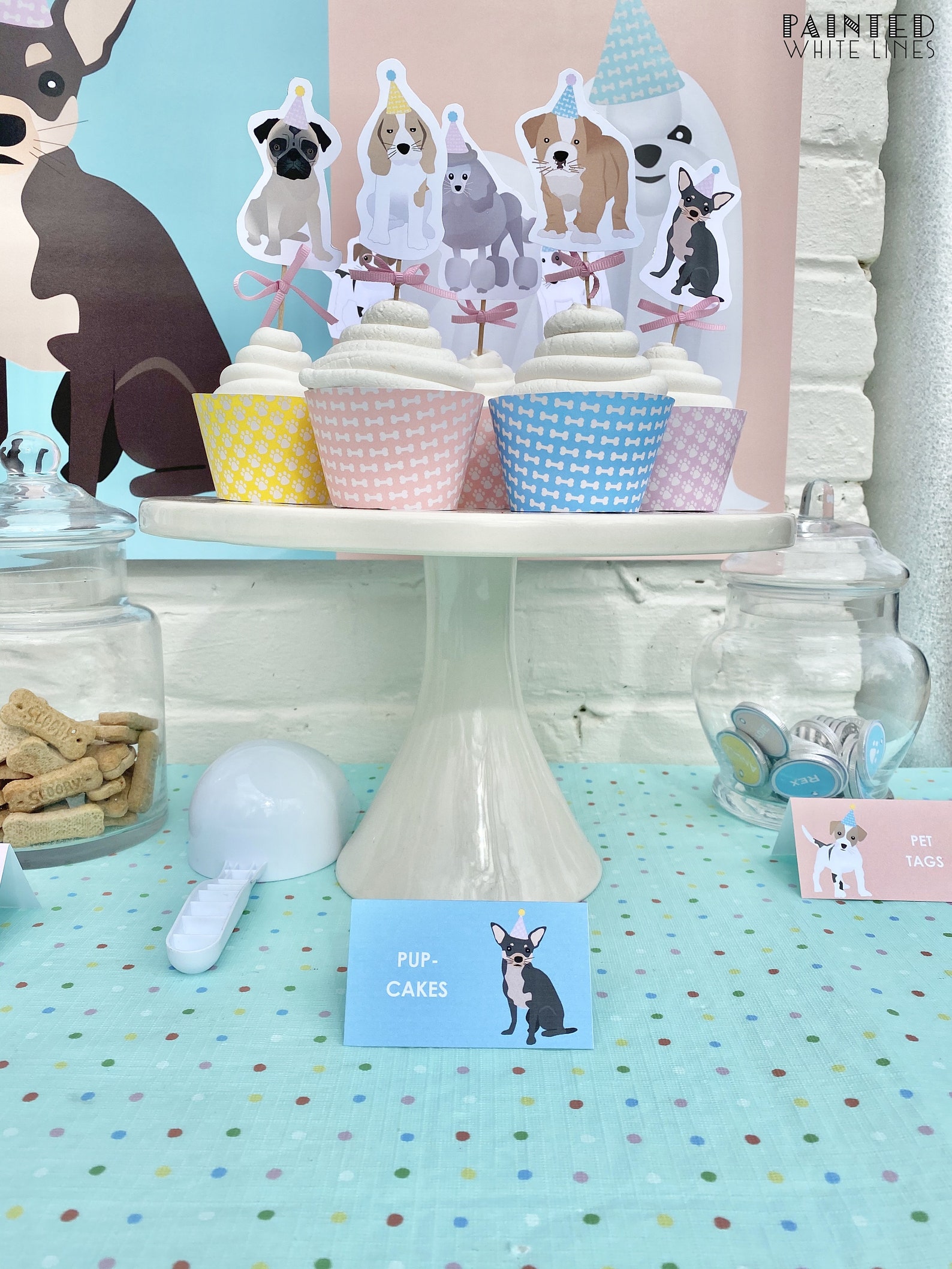 Puppy Party Decor 8x10 Dog Printables Instant Download Bull | Etsy