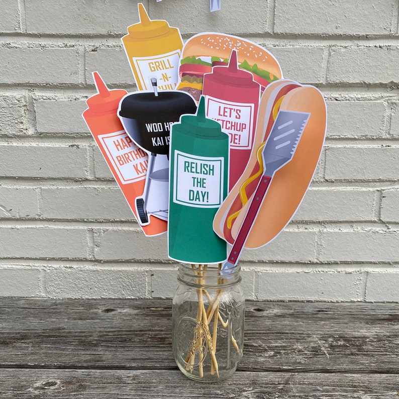 Editable Backyard BBQ Party Package Invite Decor Printable Template ...
