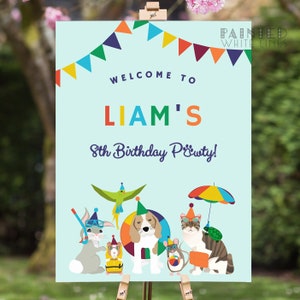 Pet Themed Pool Party Invitation Template Download Swim Party Invite ...