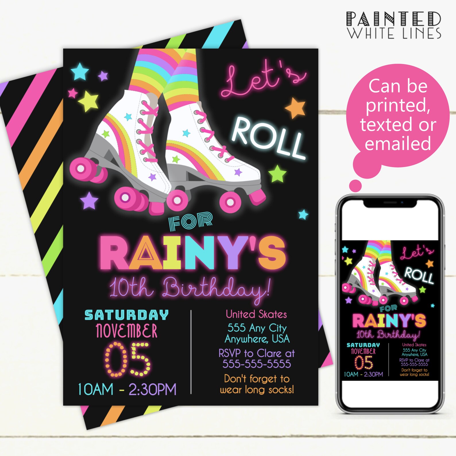 Roller Skate Cupcake Toppers Printable Roller Skate Cake - Etsy