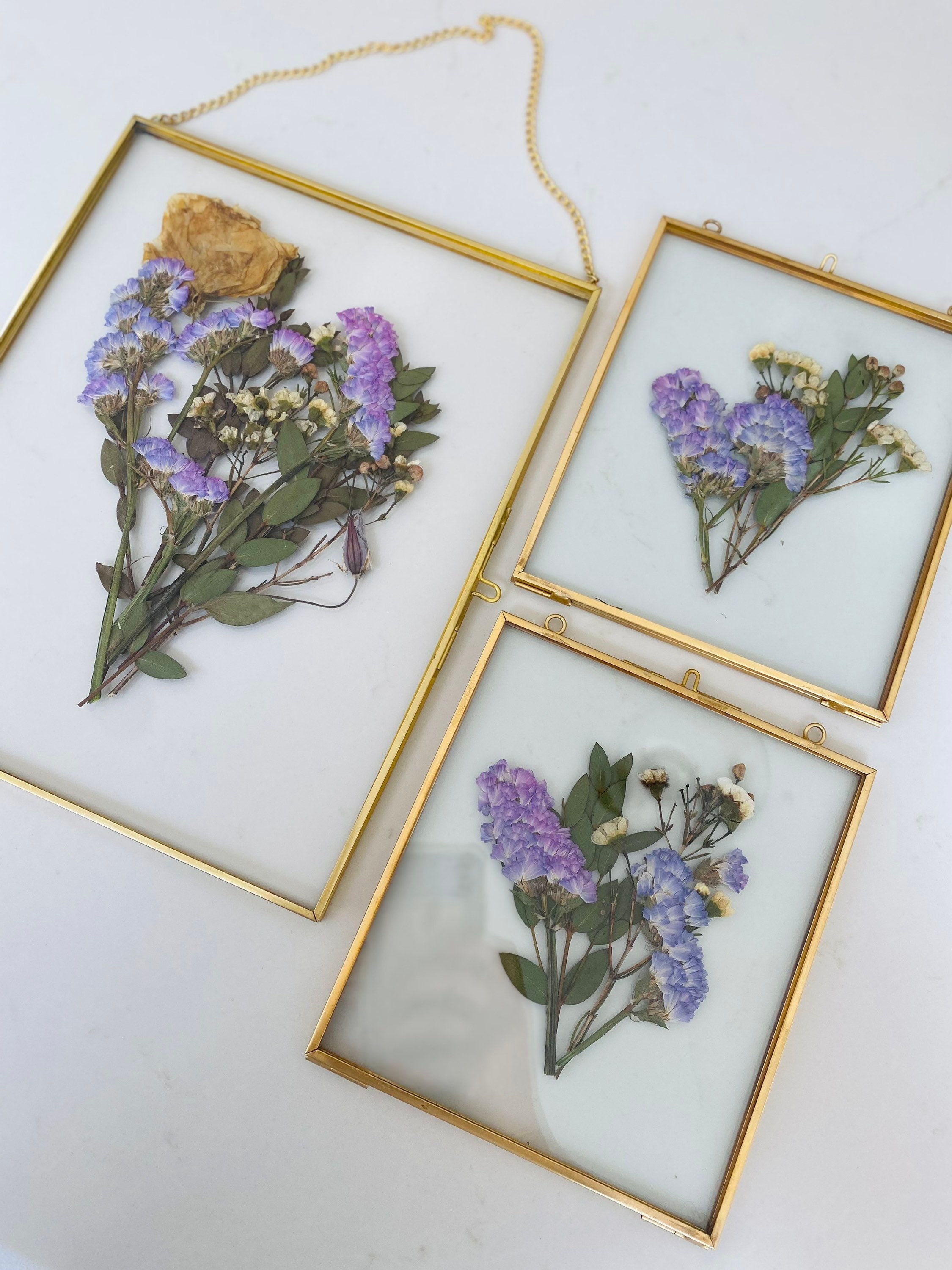 Bespoke Pressed Flower Frame Using Your Flowers Wedding Bridal Flower  Preservation Special Gift Made to Order UK Only 