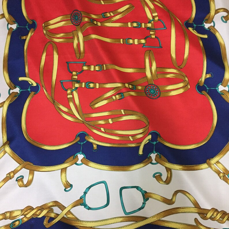 Italy design scarf vintage scarves gift for her N size 34 Etsy