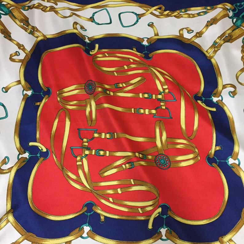 Italy design scarf vintage scarves gift for her N size 34 Etsy