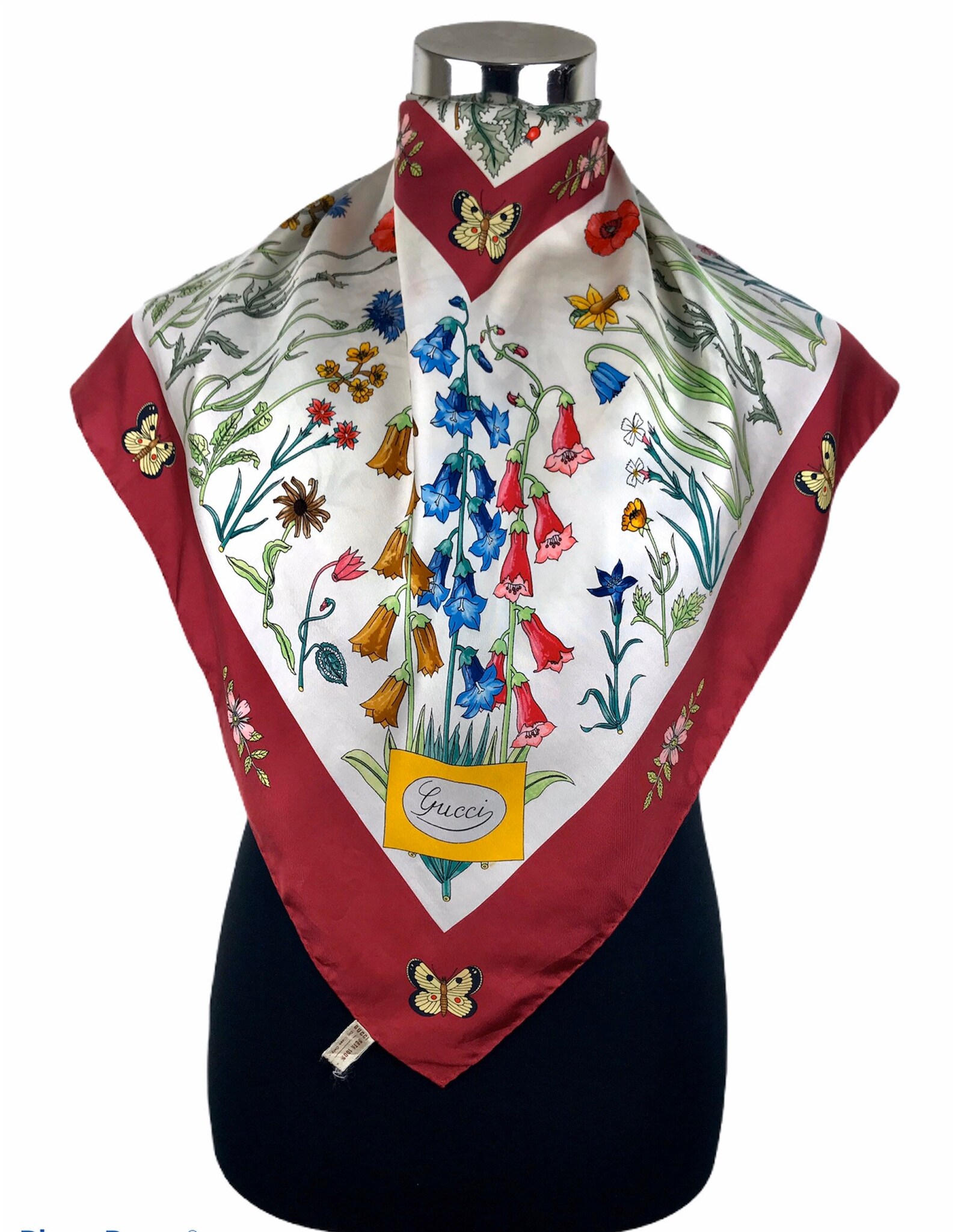 Gucci V Accornero silk scarf vintage gucci scarves gift k2 Etsy