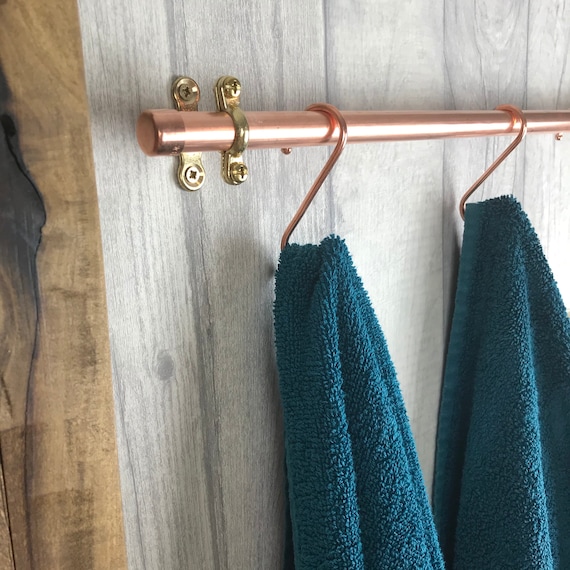 Towel Rail Bathroom Accessory Wall Storage Etsy