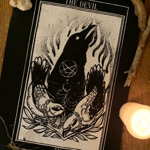 Patch op de achterkant van The Devil -XV