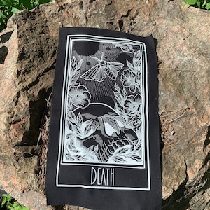 Death oversized backpatch