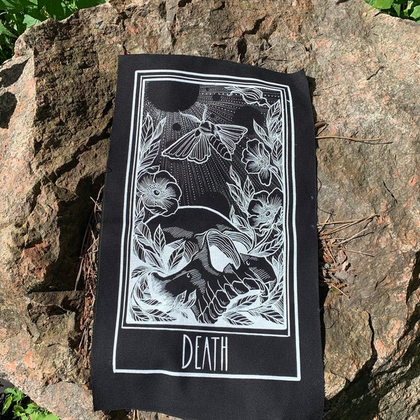 Death oversized backpatch