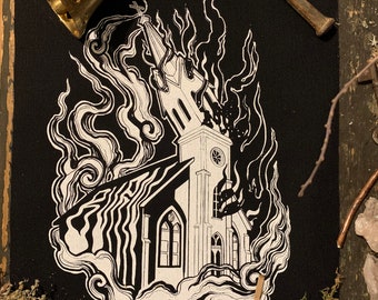 Parche en la espalda quemando