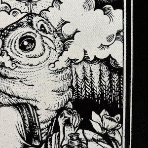 Einsiedler Tarotkarte Baumwolle Backpatch Bild 3