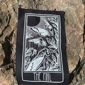 The fool cicada oversized backpatch