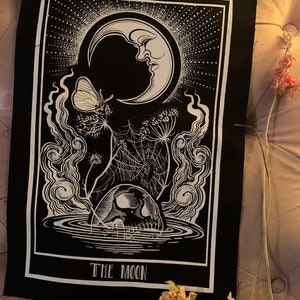The moon oversized backpatch