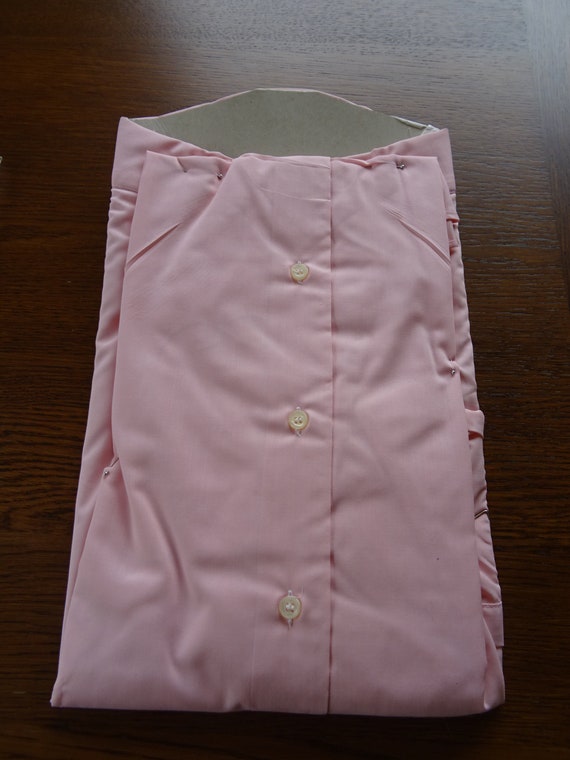 Vintage 1970s Pink Aquascutum Dagger Collar Shirt… - image 6