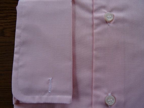 Vintage 1970s Pink Aquascutum Dagger Collar Shirt… - image 5