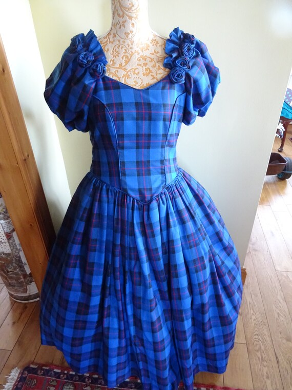 tartan bridesmaid dresses